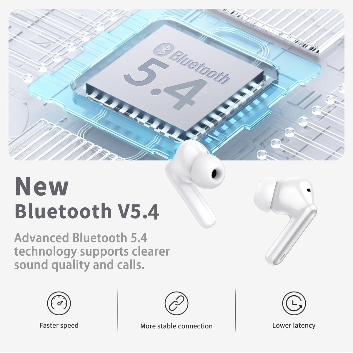 Xinwld A97 earbuds in charging case for on-the-go power