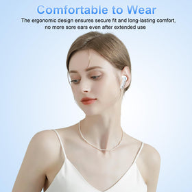 Xinwld A97 earbuds with touch controls for hands-free operation during workouts.