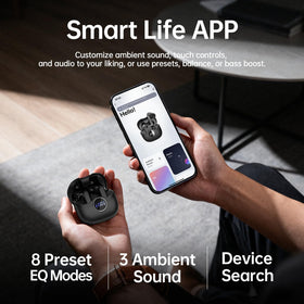 xinwld Air3 Pro companion app EQ screen on phone, enables sound customization