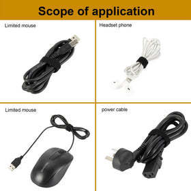 XINYIBO home-office cords neatly organized with reusable fastener