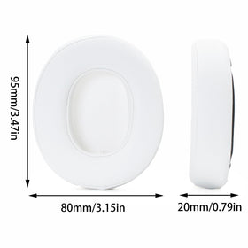 Xinyuekj Venue ANC ear pads replacement white slip-on fit and noise-friendly seal.