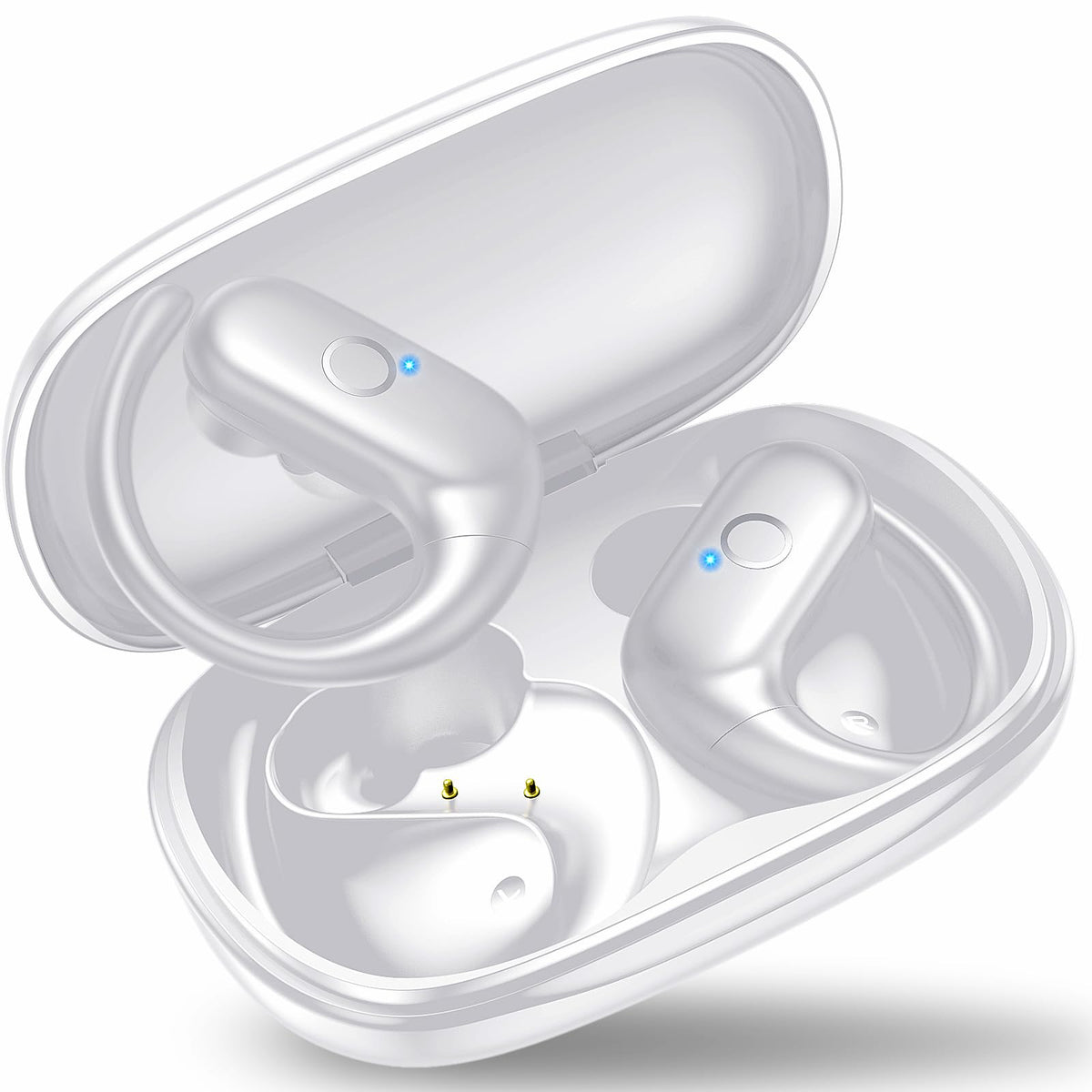 xiwxi deep bass earbuds white deliver powerful rhythm for workouts.