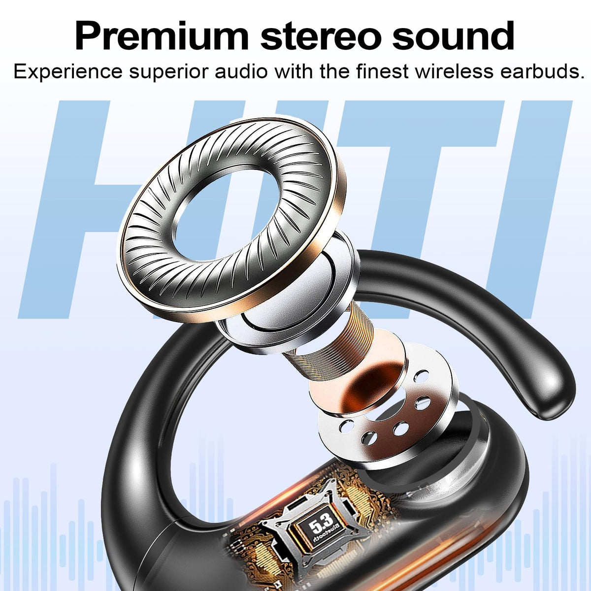 xiwxi close-up of 16.1mm driver revealing detailed sound components and clarity