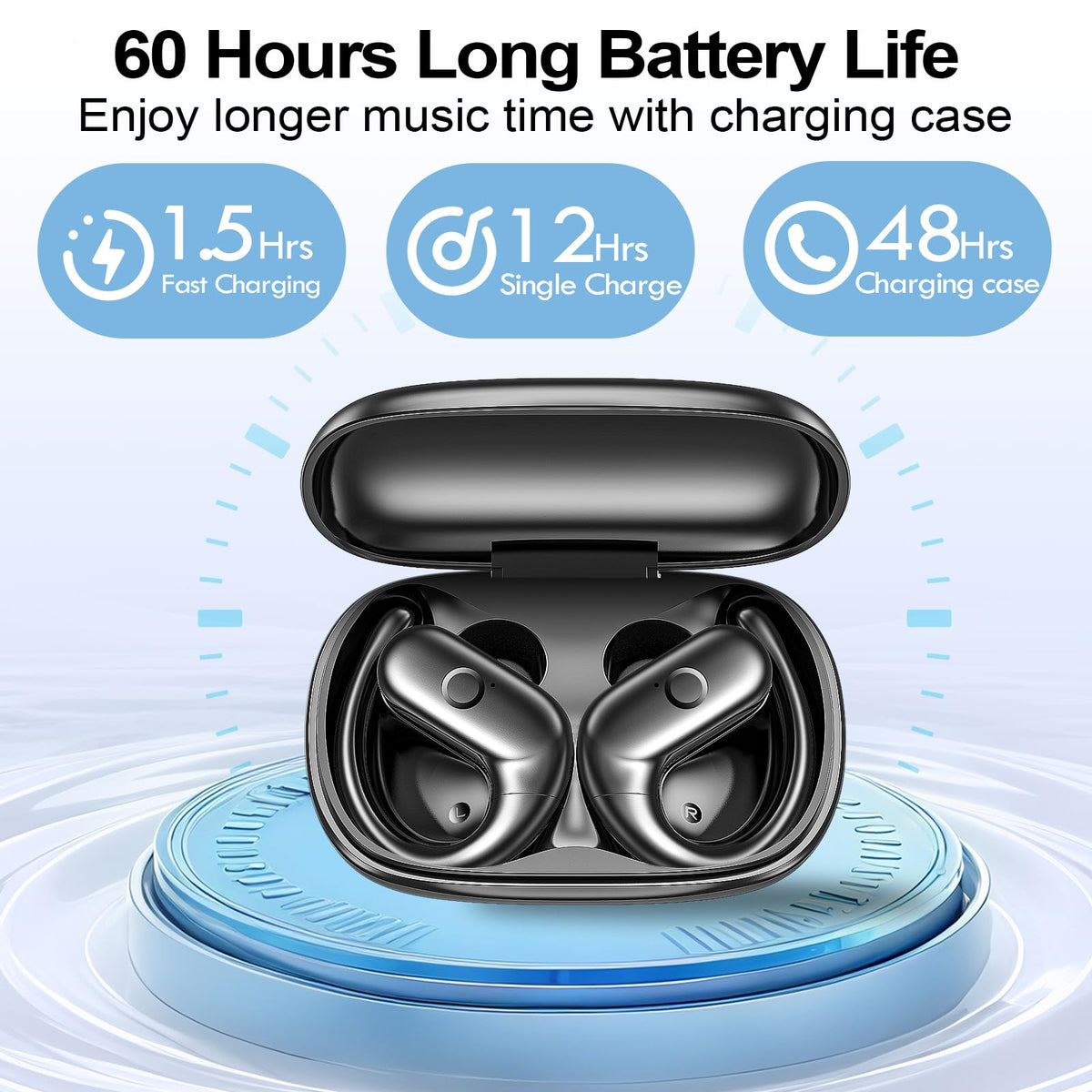 xiwxi silicone earhook detail showing secure fit and comfortable support