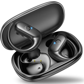 xiwxi front packaging showing earbuds and case, highlights long battery life