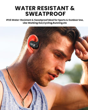 XKDUN earbuds in hand showing compact scale and portability
