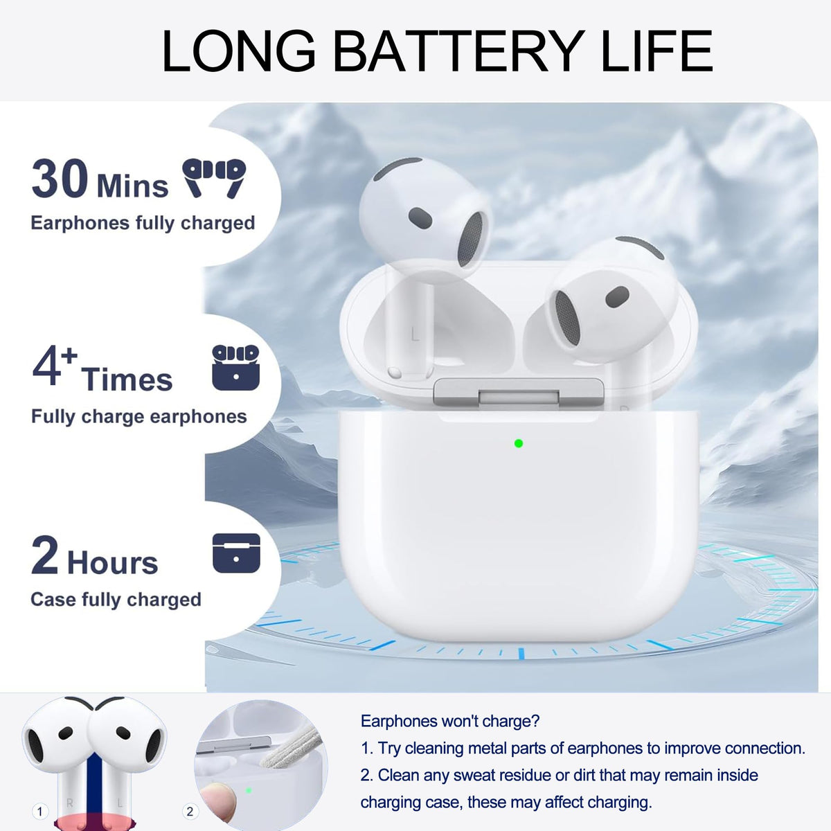 Lightweight portable carrying case for AirPods 4th Gen