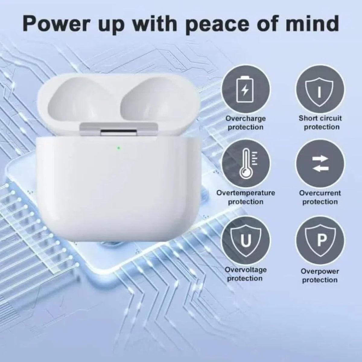 Soft interior lining protecting AirPods inside case