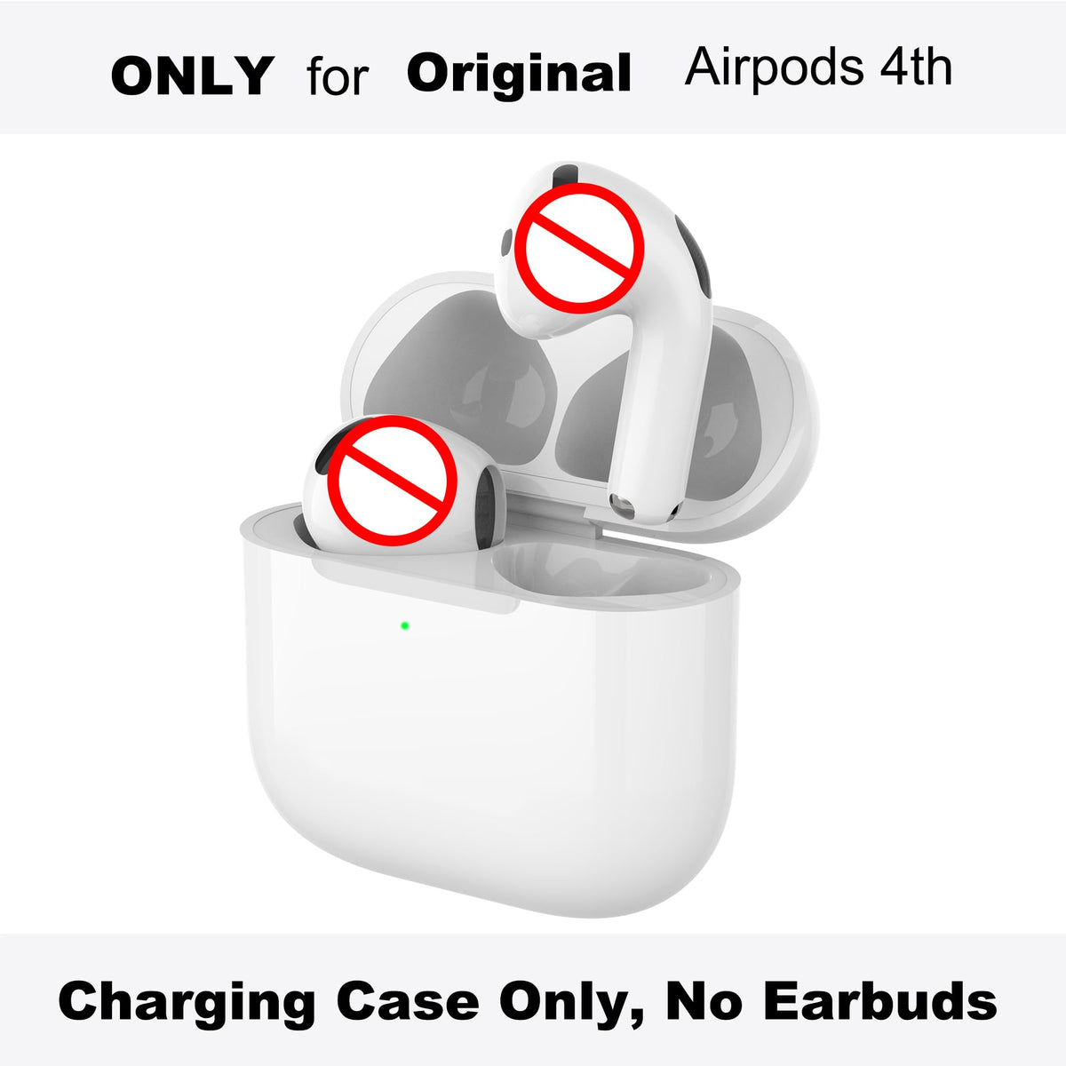 USB-C wired charging port on Xcellentlife AirPods 4th Gen case