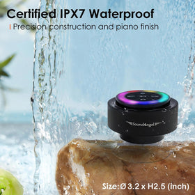 XLEADER floating in bathtub demonstrating IPX7 waterproof durability