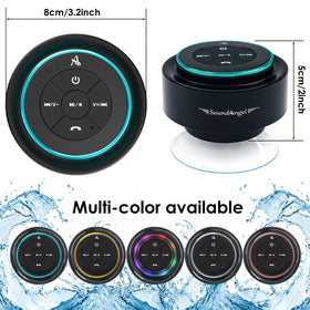 XLEADER SoundAngel Mate at poolside party, durable splashproof speaker for outdoor enjoyment