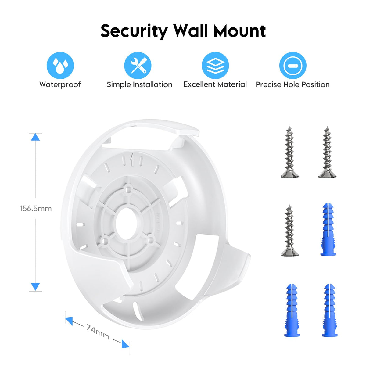 XLTTYWL Deco wall mount kit - signal-optimized placement reduces interference for better coverage
