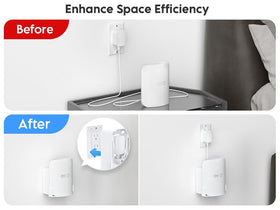 XLTTYWL eero Pro 7 cable-groove-hidden conceals cords for a neater space