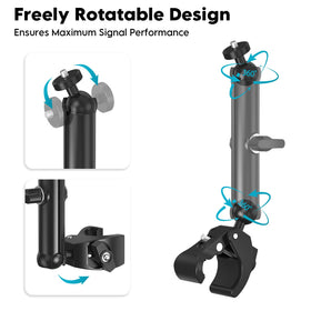 XLTTYWL adapter mounted on tripod demonstrating quick setup and portability benefit