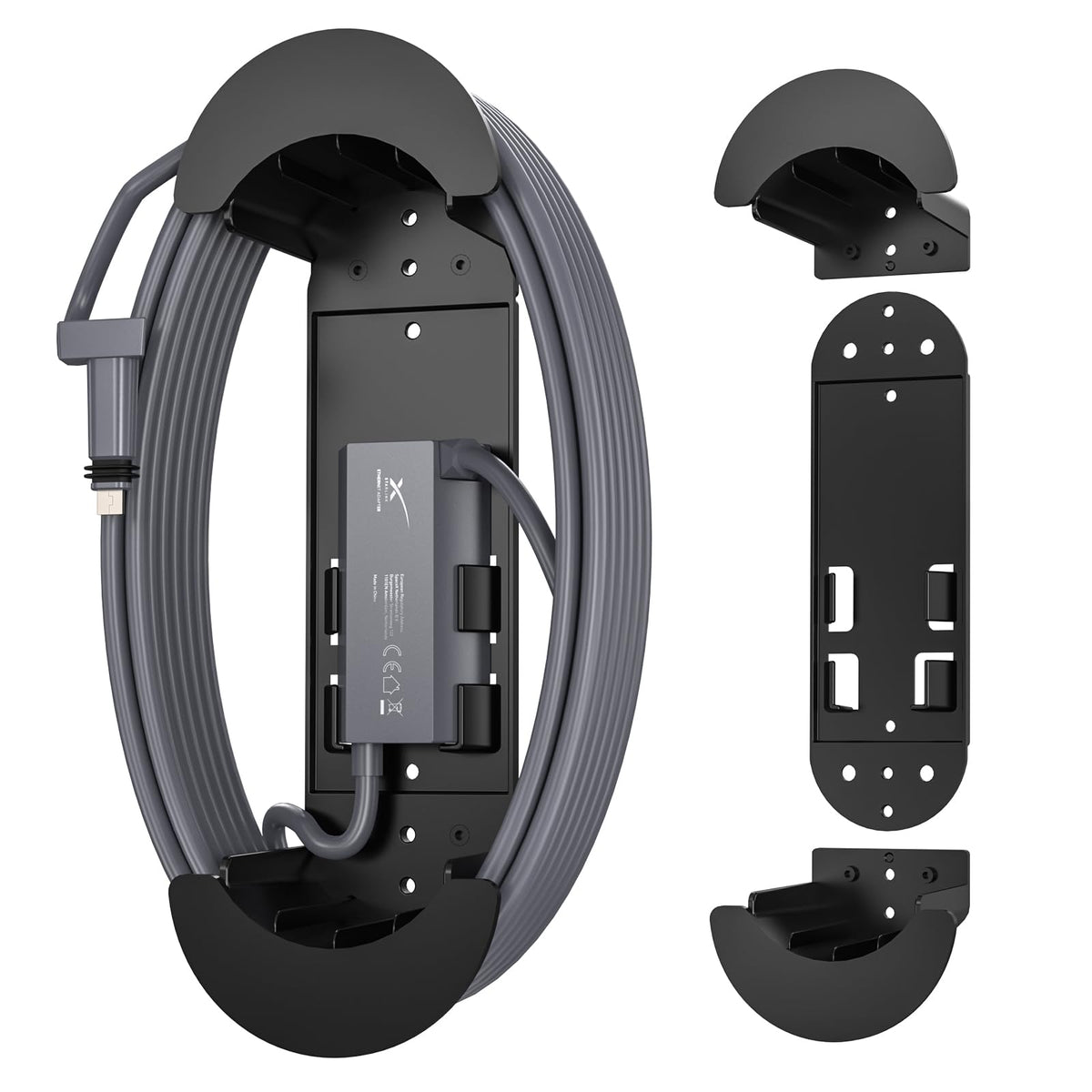 XLTTYWL Starlink Gen3 cable caddy wall mount keeps cables tidy and accessible.