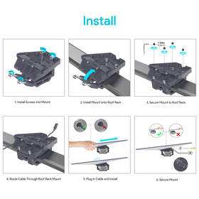 XLTTYWL Starlink Gen3 roof mount features a sleek gray metal design.