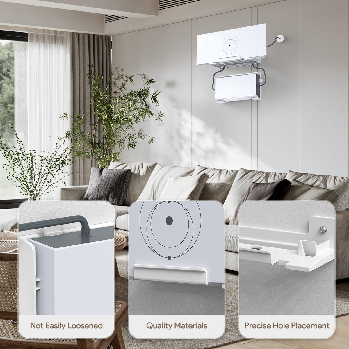 XLTTYWL Starlink V3 Mount white finish adds a modern aesthetic to any room