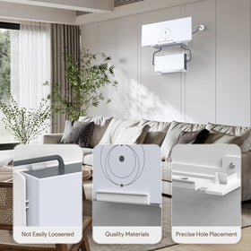 XLTTYWL Starlink V3 Mount white finish adds a modern aesthetic to any room