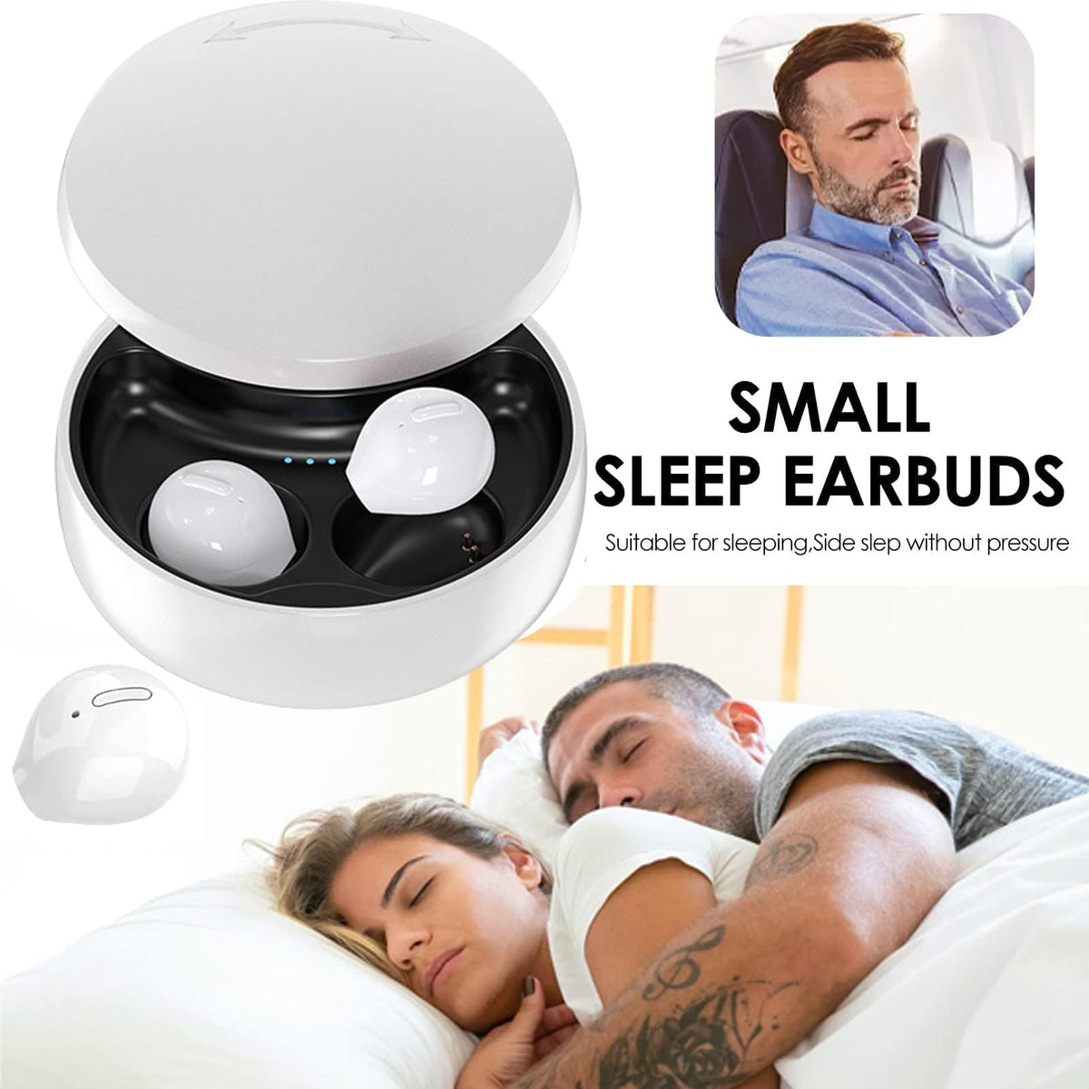 Xmenha white mini earbuds suit Android devices well