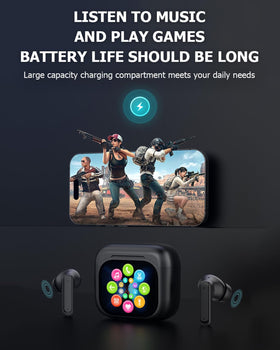 Xmenha charging case extending playtime to 18 hours