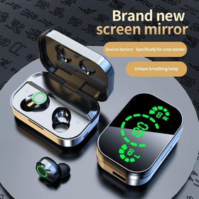 Xmenha earbud close-up highlighting smooth texture and ergonomic curve for comfort
