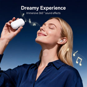 Xmenha flat invisible sleep earphone IPX5 waterproof design supports light moisture.