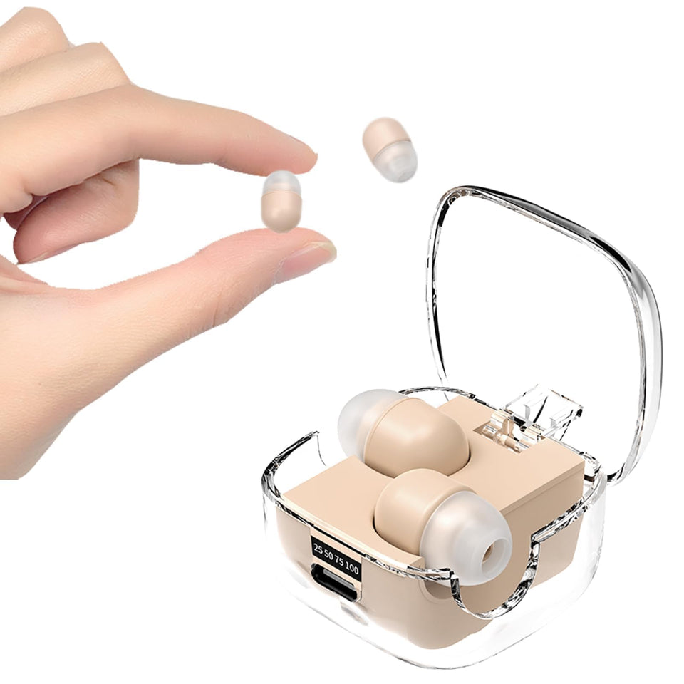 Xmenha front packaging showing compact earbuds and discreet benefit