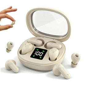 Xmenha front view compact packaging showing discreet twin earbud set and benefits