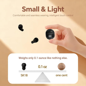 Xmenha invisible mini earbuds easy Bluetooth pairing with SK18