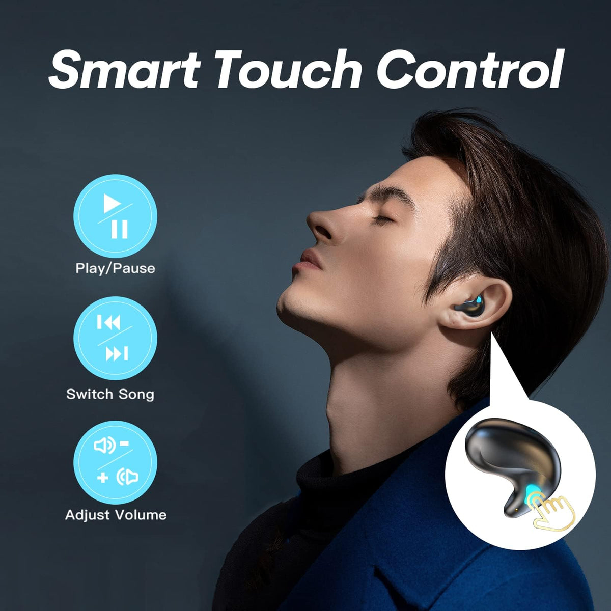 Xmenha Invisible Sleep Earbuds stereo surround for immersive sound