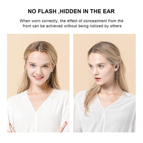 Xmenha lightweight earbuds with ear hooks for long wear