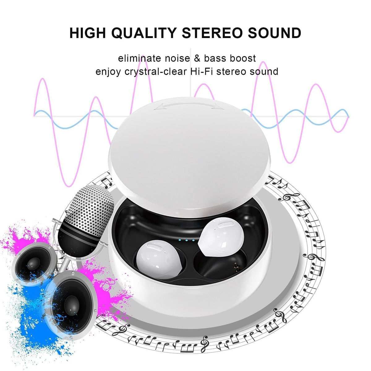 Xmenha compact earbud fits small ears for daily use