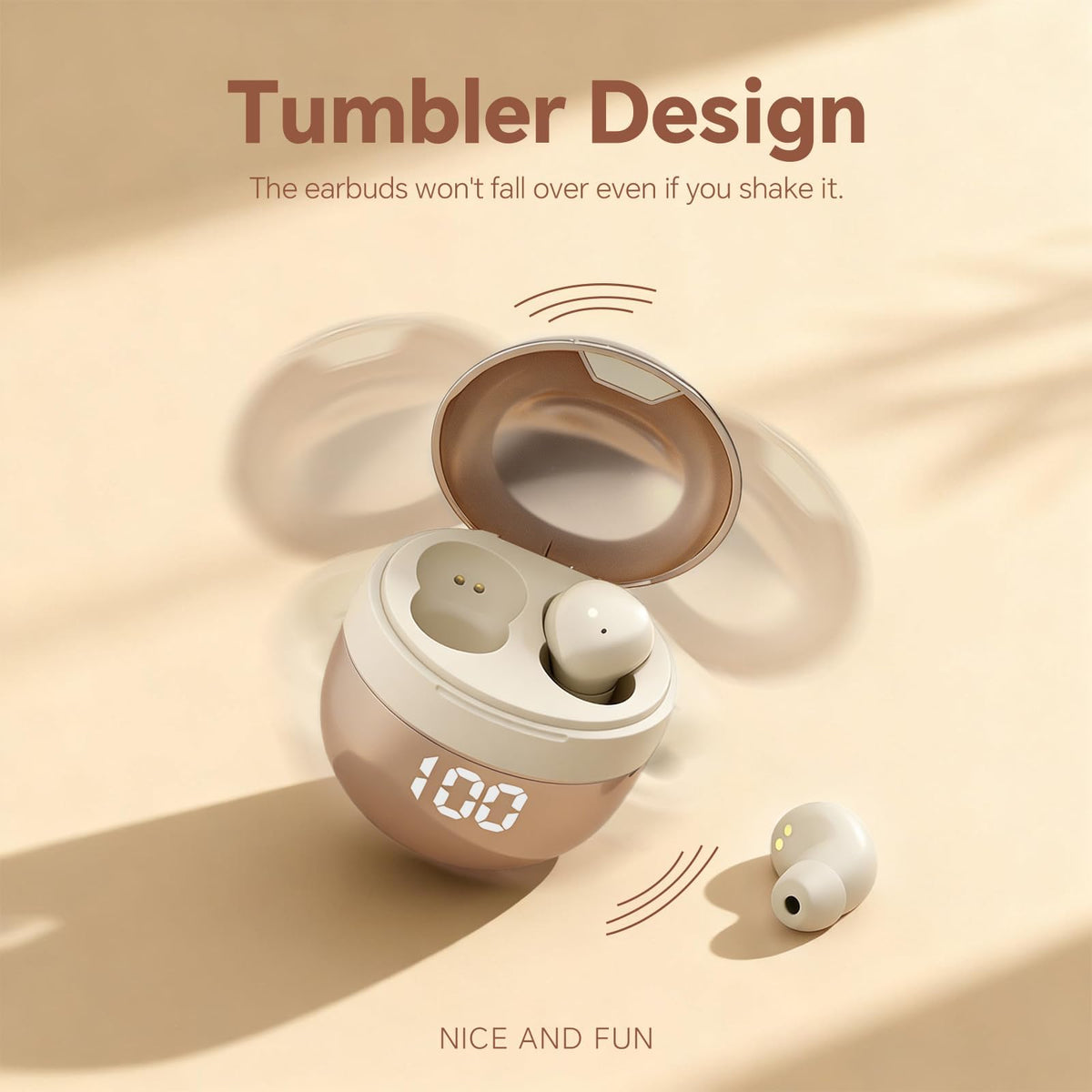Xmenha mini earbuds offering discreet wear and small-ear comfort