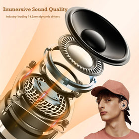 Xmenha Mini Invisible Earbuds in-ear-fit delivers snug comfort for small ears.