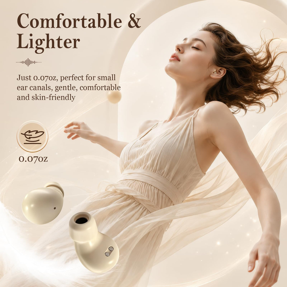 Xmenha mini invisible earbuds demonstrate clear calls with noise suppression