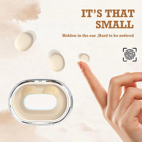 Xmenha Mini Invisible Earbuds silicone tips boost secure fit and noise isolation.