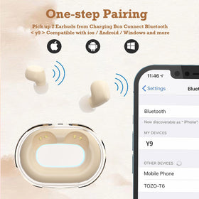 Xmenha Mini Invisible Earbuds suitable for sleep and work environments.