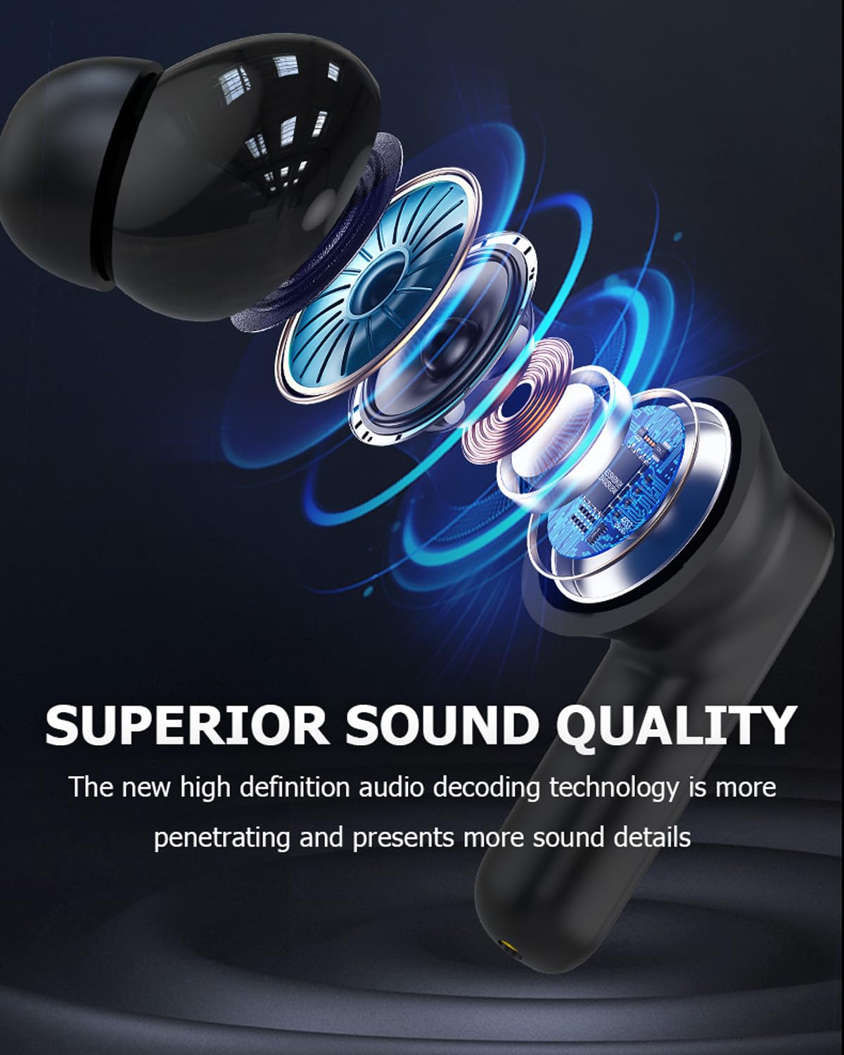 CVC noise cancellation on Xmenha earbuds for clearer calls