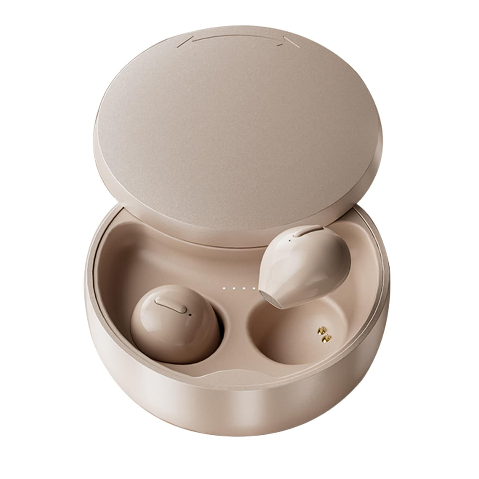 Xmenha nude invisible earbuds in ultra-light form for all-day comfort.