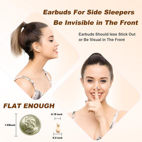 Xmenha Nude Sleep lightweight design stays secure for side sleeping without pressure.