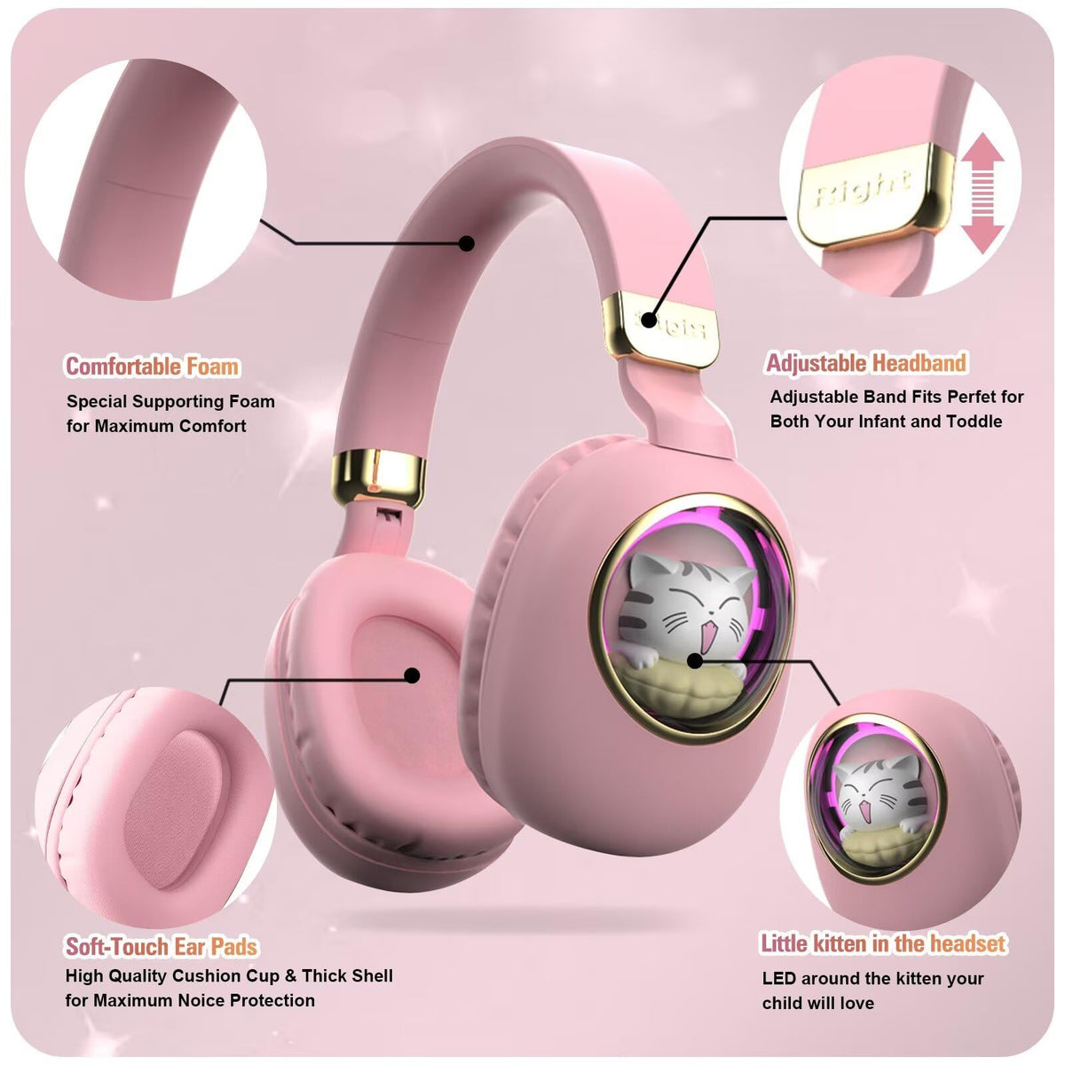 Xmenha headset worn by a child in classroom showing focus and reduced ambient noise