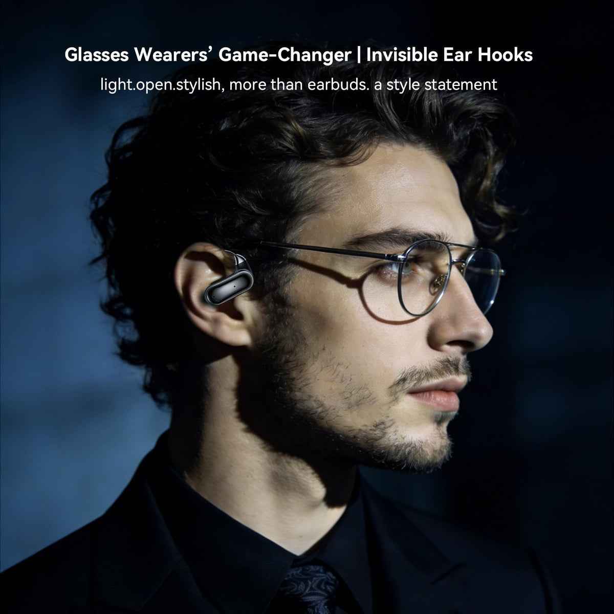 Xmenha open-ear design keeps you aware of surroundings while listening.