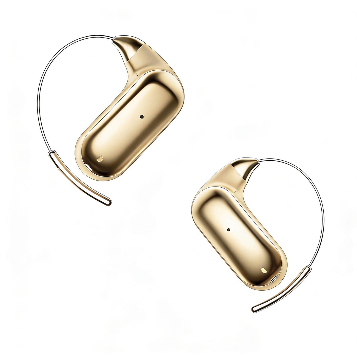 Xmenha open-ear earbuds with glasses-friendly design for comfortable all-day wear.