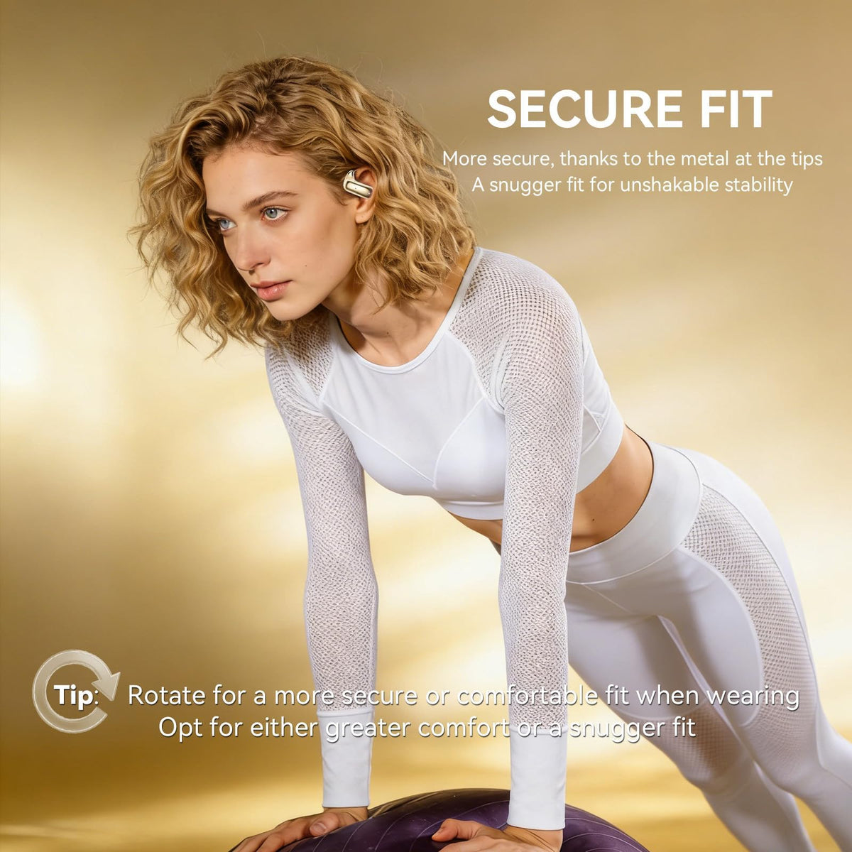 Xmenha open-ear design keeps you aware of surroundings during activities.