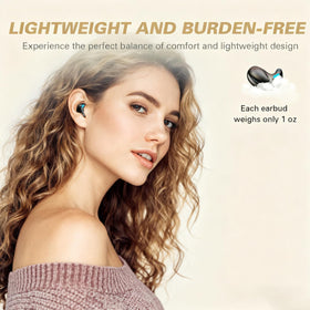 Xmenha sleep earbuds charging case open, showing easy daily recharges.