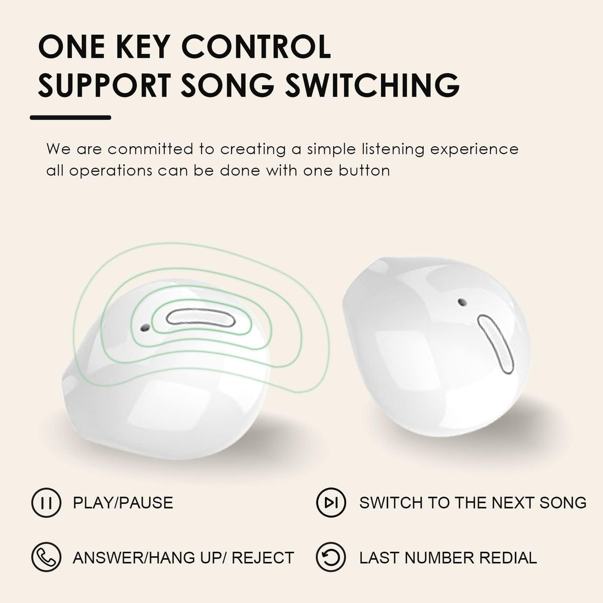 Xmenha sleep-friendly earbuds designed for quiet nights