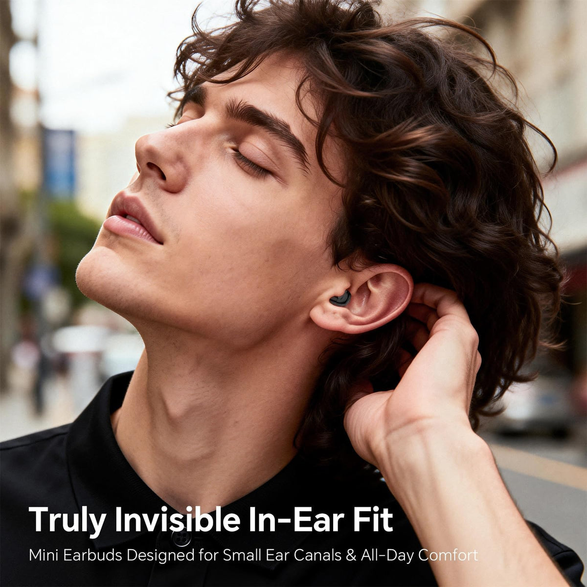 Xmenha small-ear-canal friendly earbuds for all-day comfort.