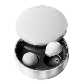 Xmenha smallest invisible earbuds with charging case for discreet listening