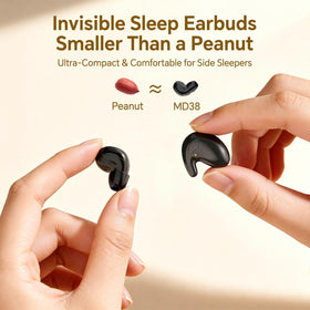Xmenha ultra-flat sleep earbuds with pressure-free design.