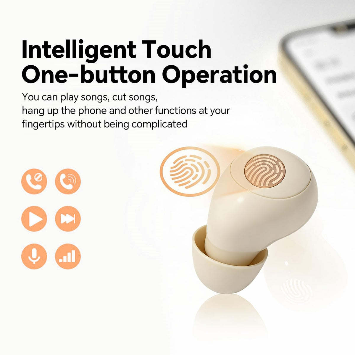 Xmenha work earbuds suited for small ear canals for daily use